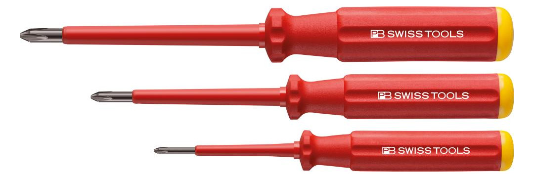 Bild Schraubendreher-Satz VDE 3-teilig PH im Karton Classic PB Swiss Tools-0