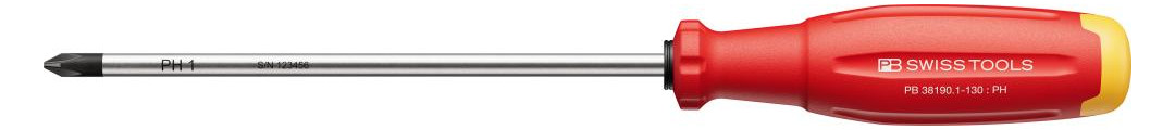 Bild Schraubendreher PH1x130mm SwissGrip EVO PB Swiss-0