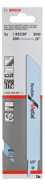 Bild Säbelsägeblatt S 922 BF Flexible for Met al BOSCH-1