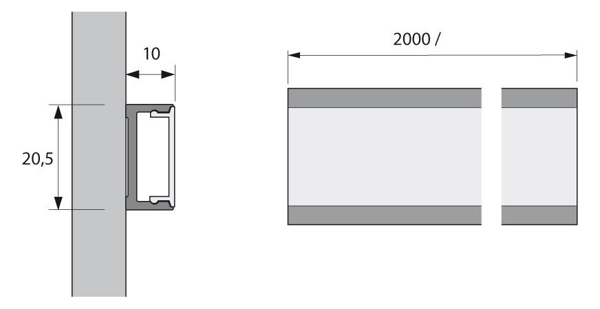 Endkappen zu LED ChannelLine D Set aus 2 Stück - Halemeier - 2