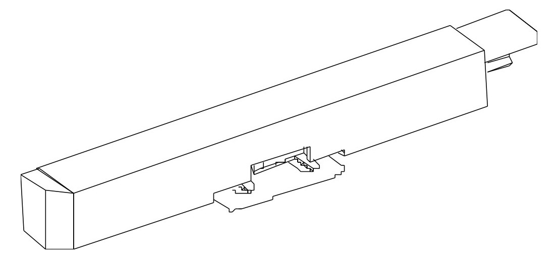 Bild OL-Zusatzverriegelung, o.Zusatzwinkel, OL 320, 12- 25mm, Aluminium EV1 eloxiert - GEZE-2