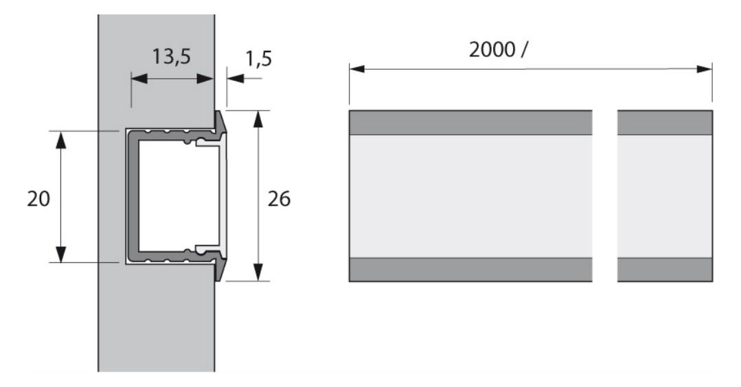 Einbaufeder ChannelLine B/C Set aus 2 Stück - Halemeier - 2