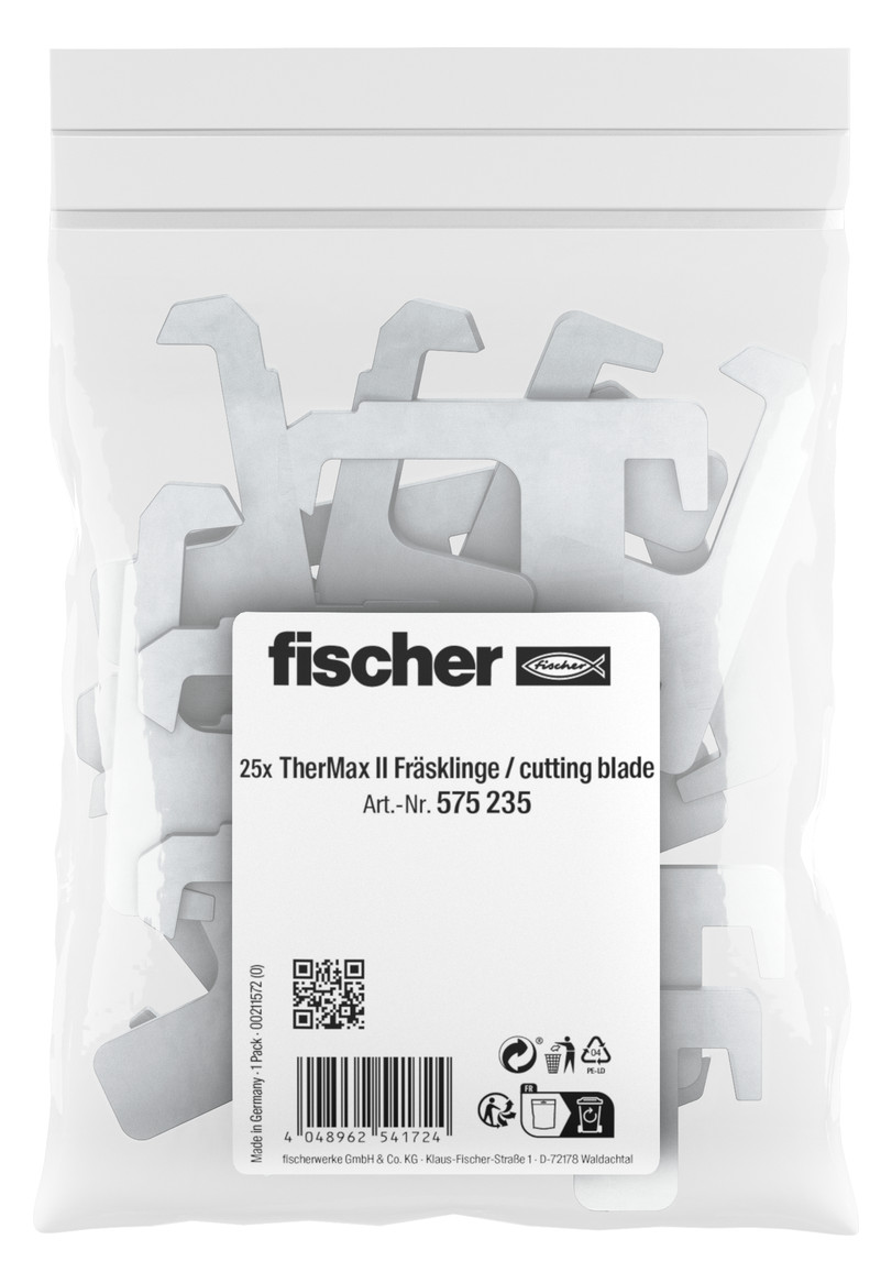 TherMax II Fräsklinge (25) - fischer - 2