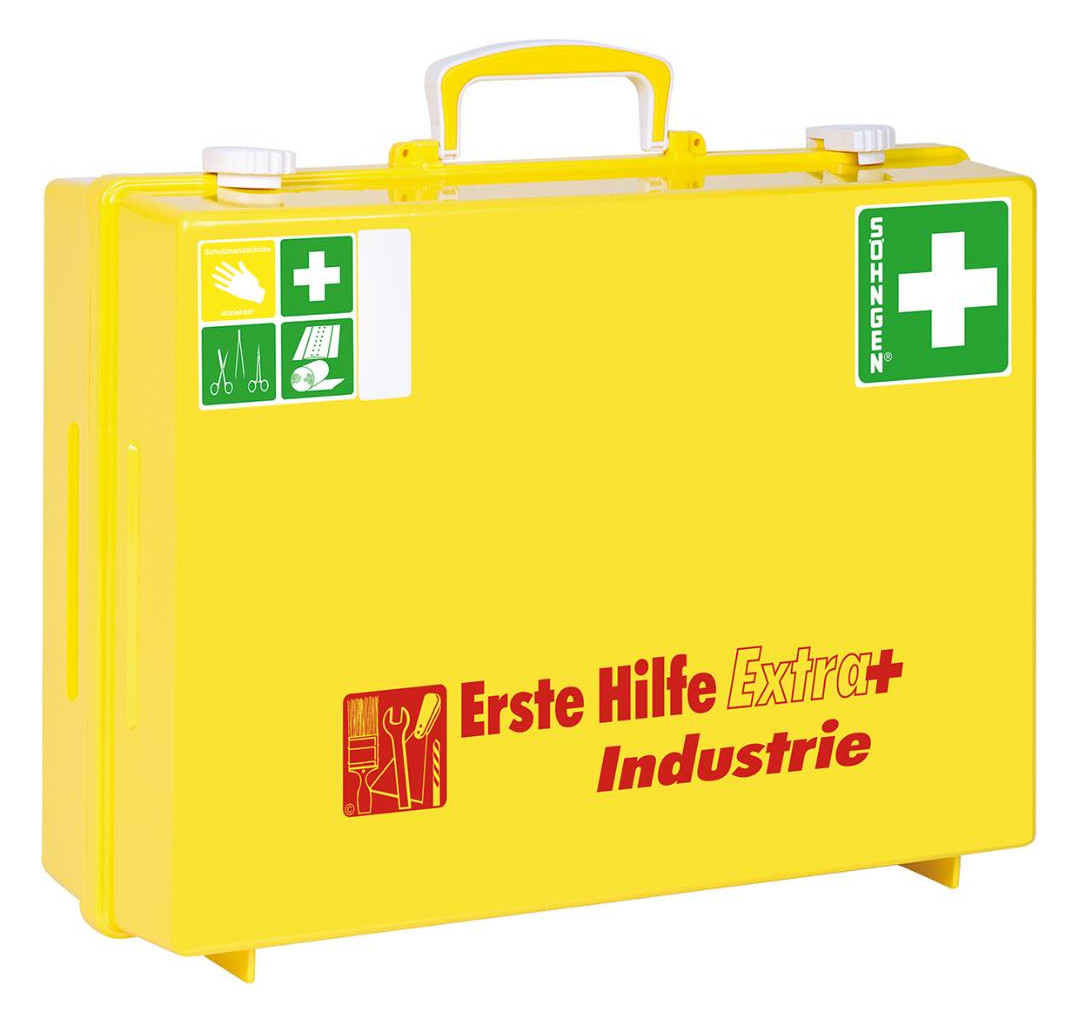 Bild Erste-Hilfe-Koffer Extra+Industrie, DIN 13157, gelb-1