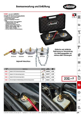 Adapter G 75 für Bremswartungs-Systeme