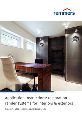 İç ve dış mekanlar için restorasyon sıva sistemleri