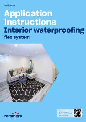 İç mekan su yalıtımı için uygulama talimatları (esnek sistem)