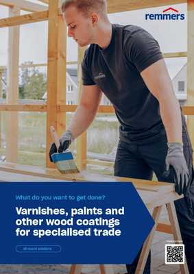 Uzmanlaşmış ticaret için vernikler, boyalar ve diğer ahşap kaplamalar