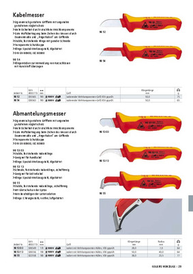 4243322270 98 55 Kabelmantelmesser VDE 155mm mit Klinge 38mm 