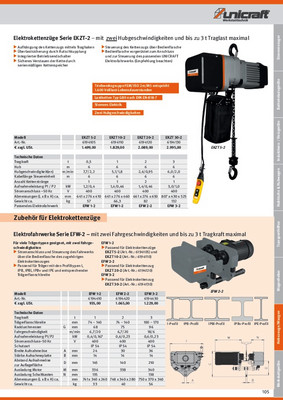 6194130 6194130 Elektrokettenzug Unicraft EKZT 30-2 4036351276821  
