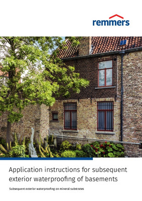 Bodrumların sonradan dış su yalıtımı için uygulama talimatları (mineral yüzeylerde)