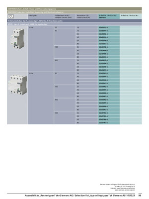 5SV33126 - Interruttore Differenziale Puro 2P 25A 30MA (TIPO A ) 5SV3312-6  SIEMENS - SIEMENS