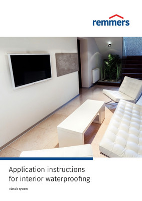 İç mekan su yalıtımı için uygulama talimatları (klasik sistem)