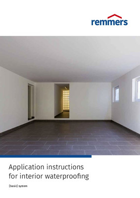 İç mekan su yalıtımı için uygulama talimatları ([basic] sistem)