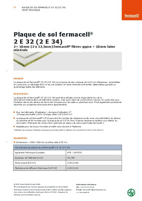 Fermacork : plaque de Fermacell et plaque de liège pour une isolation ( thermique et acoustique) des - Ecobati