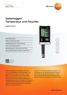Testo Infrarot Temperatur Messgerät 835-H1