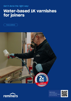 Doğramacılar için su bazlı 1k vernikler