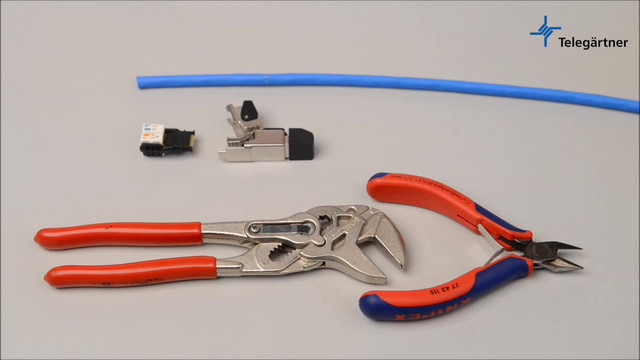 Modular-Stecker Cat6 MFP8 T568 B RJ45 27-22AWG Schirm Litze massiv