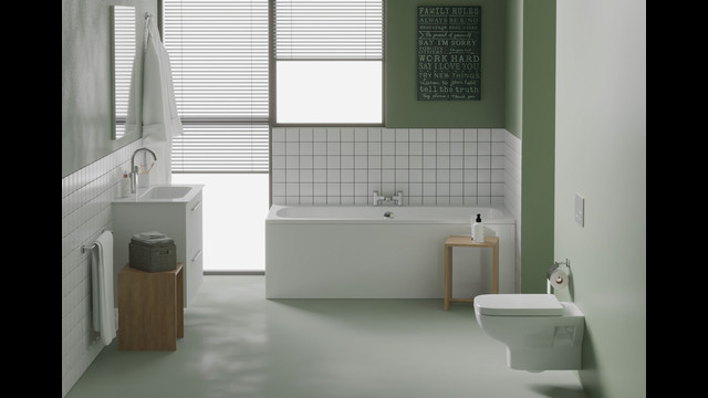Ideal-Standard Wandtiefspül-WC-Paket i.life A ohne Spülrand, 36x54,5x33,5cm, weiß