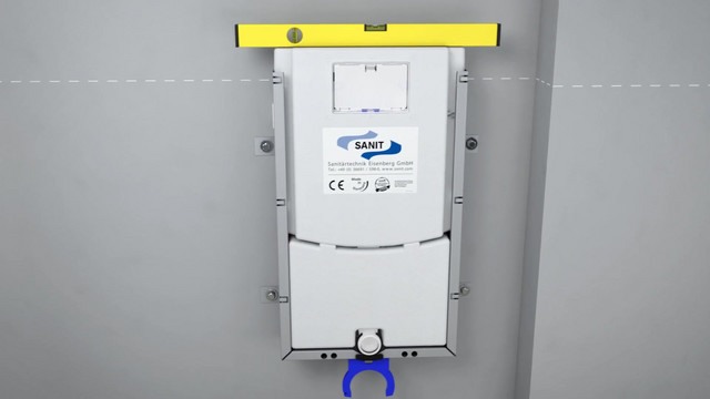 Sanit WC-Montageelement INEO IN 1090 mm, ohne Fußstützen, mit kleiner Revisionsöffnung