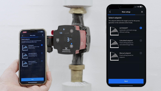 Grundfos Hocheffizienz-Umwälzpumpe Alpha2 GO 25-40 180, DN 25, 180 mm, EEI 0,16