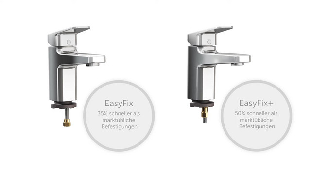 Ideal-Standard Waschtisch-Einhebelmischer CeraFlex mit Kunststoff-Ablaufgarnitur, Ausladung 101mm, chrom