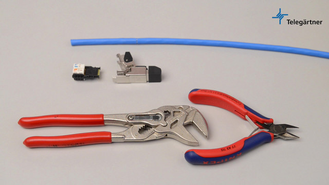 Modular-Stecker Cat6 MFP8 T568 B RJ45 27-22AWG Schirm Litze massiv