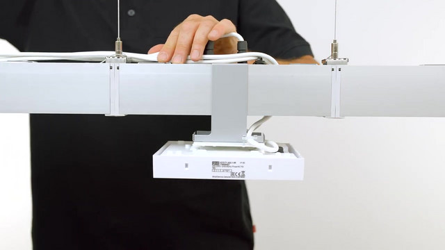 LED-Geräteträger 54W LINEDO 4000K 8050lm 2LEDs elektr.Trafo IP54 al 58x4547x76mm