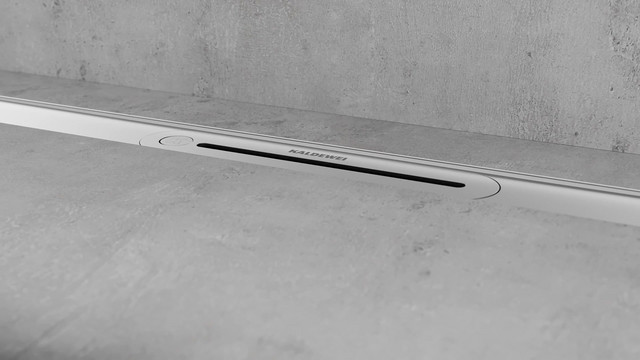 Kaldewei Duschrinne Flowline 2400 Edelstahl gebürstet, 900mm