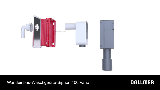 Dallmer Anschlussset 400 Vario.1 für Waschgerätesiphon 4000.1