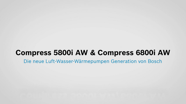 BOSCH Luft-Wasser-Wärmepumpe Compress 6800i AW CS6800iAW 12 M