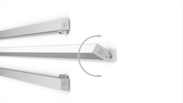 LED-Geräteträger 54W LINEDO 4000K 8050lm 2LEDs elektr.Trafo IP54 al 58x4547x76mm