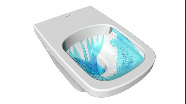 Duravit Wand-Tiefspül-WC Vero Air 37x57cm, 4,5 l, Rimless, weiß