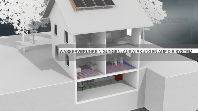 Caleffi Schlammabscheider Dirtmag Ø 22 mm, Technopolymer-Kunststoff-Gehäuse, mit Magnet