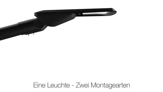 LED-Straßenleuchte 28W MingataMini 76mm Aufs/Ans 3000K 4000lm anth elektr.Trafo