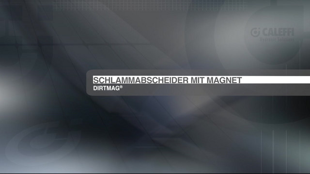 Caleffi Schlammabscheider Dirtmag Ø 22 mm, Technopolymer-Kunststoff-Gehäuse, mit Magnet