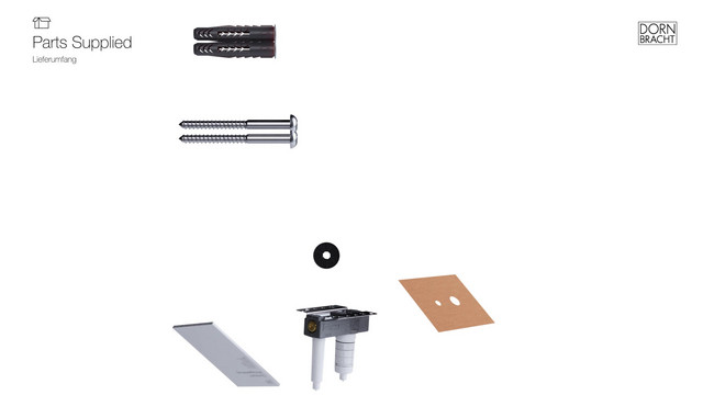 Dornbracht UP-Grundkörper für Wand-Einhandmischer, Mischer rechts, Mischer rechts