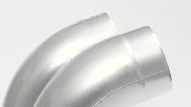 Grömo Zink-Rohrbogen 60°, 100 mm, mit Einzug