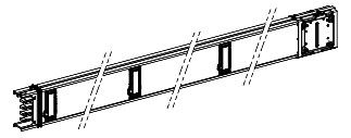 GS Schienenkasten gerade 3m KSA250ED4306 