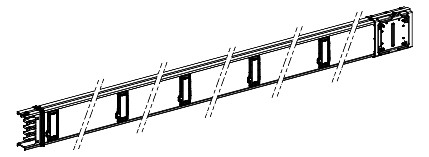 GS Schienenkasten gerade   KSA250ED45010 