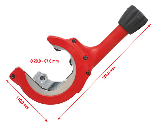 KS Tools Rohrabschneiderratsche 28-67mm - Detail 1