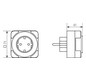 Theben Schaltuhr THEBEN-TIMER 26 Zeitprogrammstecker 24 Stunden Steckdosenschaltuhr 230V für SCHUKO - More 4