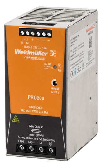 Weidmüller PRO ECO3 240W 24V 10A Strom- 