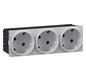 Hager Steckdose 3-fach SCHUKO GS30229016 