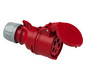 CEE-Kupplung 16A 5p 6h IP44/IP54   215-6 
