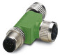 Phoenix 1541186     SAC-5P-M12T/2XM12 VP 