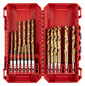 Milwaukee Metallbohrer Shockwave HSS-G Tin Red Hex Set 19teilig