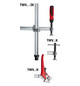Spannelement mit variabler Ausladung Bessey TWV16-20-15K