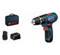 Cordless impact drill GSB 12V-15 2x2.0 Ah bag Bosch 0.601.9B6.90H