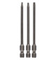 Schrauberbit-Set Extra-Hart 3-tlg, T8, T10, T15, 89 mm Bosch 2.607.001.759